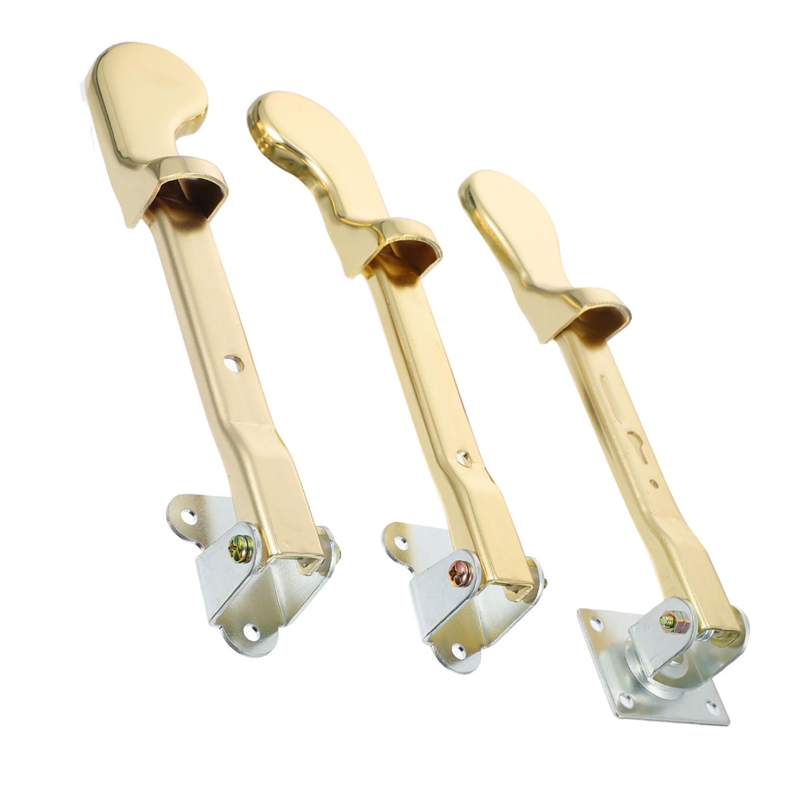 Pedale per Pianoforte Verticale Oro in Metallo 3 Pezzi | Anti-ruggine, Uso Professionale e Pratico, Accessorio per Forniture di Pianoforte Verticale