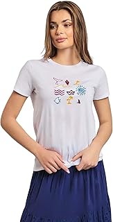 Premoda Women Fancy Regular Fit T-Shirt With Short Sleeves PRWxx004596 Modern