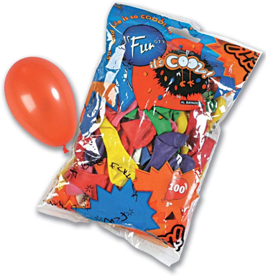 Fun® Its Cool Assorted Colors Standard Balloon 5 inch - Pack of 100
