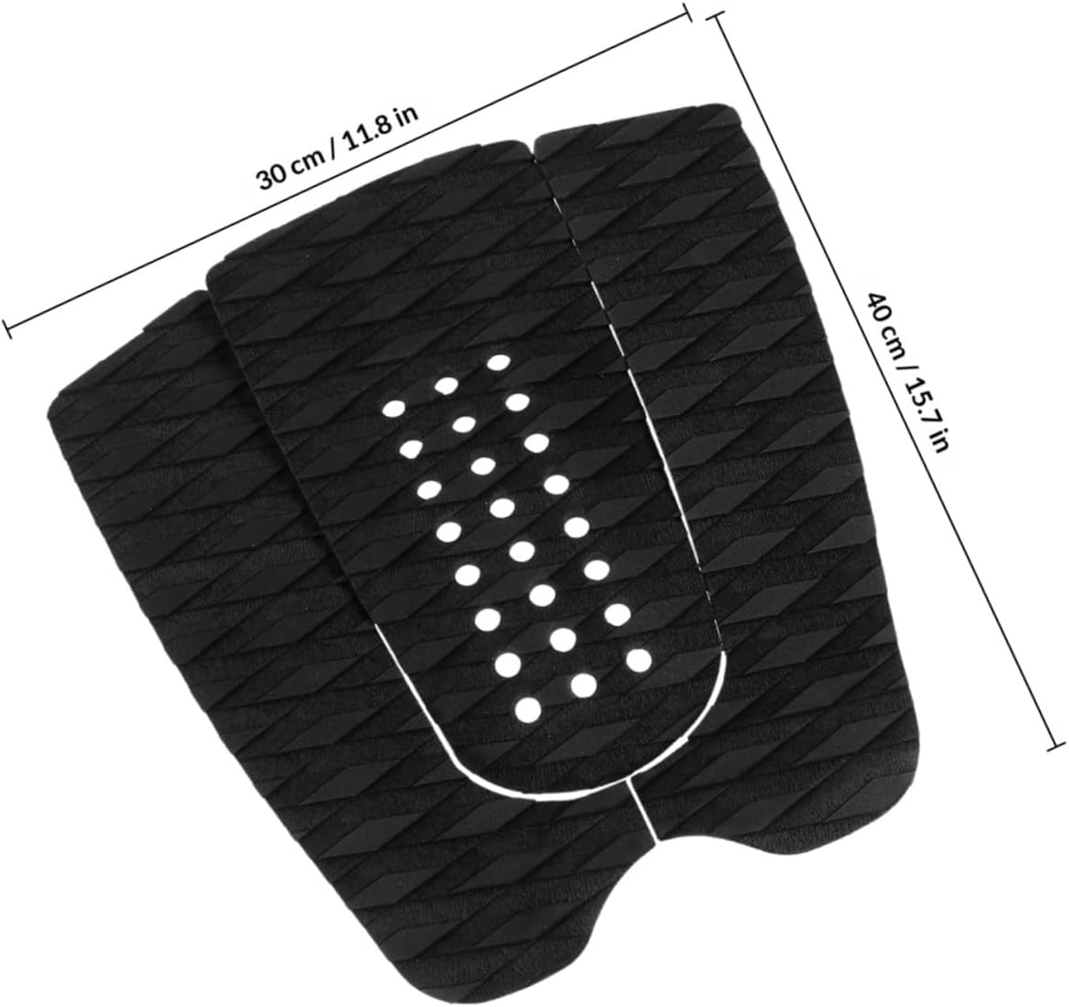 3pcs Eva Material Light Surfboard Traction Pads Adhesive for Surfboards