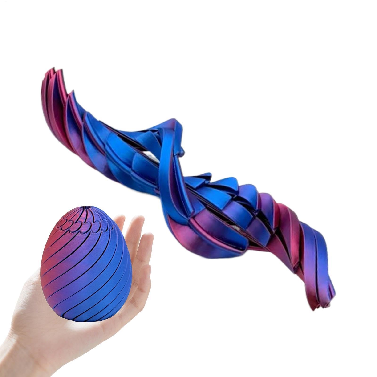 Obrotowe jajko fidget | fajne pióro do gniazda i zabawka sensoryczna – zabawka fidget – dla dziewcząt i dzieci, na biurko, podróż, do szkoły, na imprezę