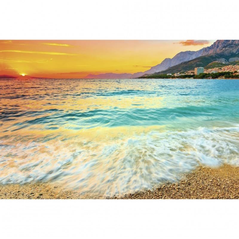 Scenolia Wall Canvas Picture 60 x 40 cm, Cadre Alu Gris Et Toile Imprimée