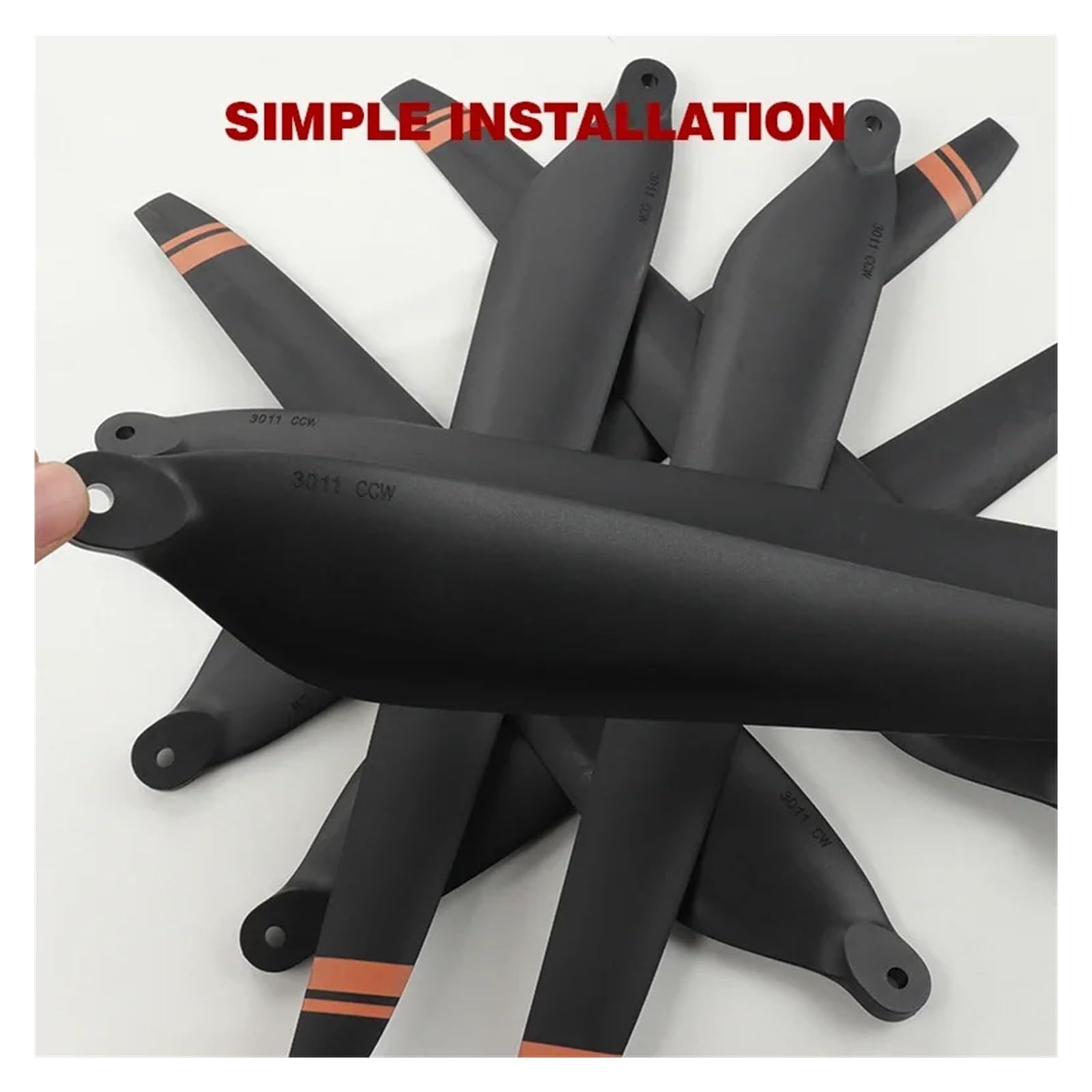 Compatible con Hobbywing, 30-Inch Folding Propeller for X8 Plus