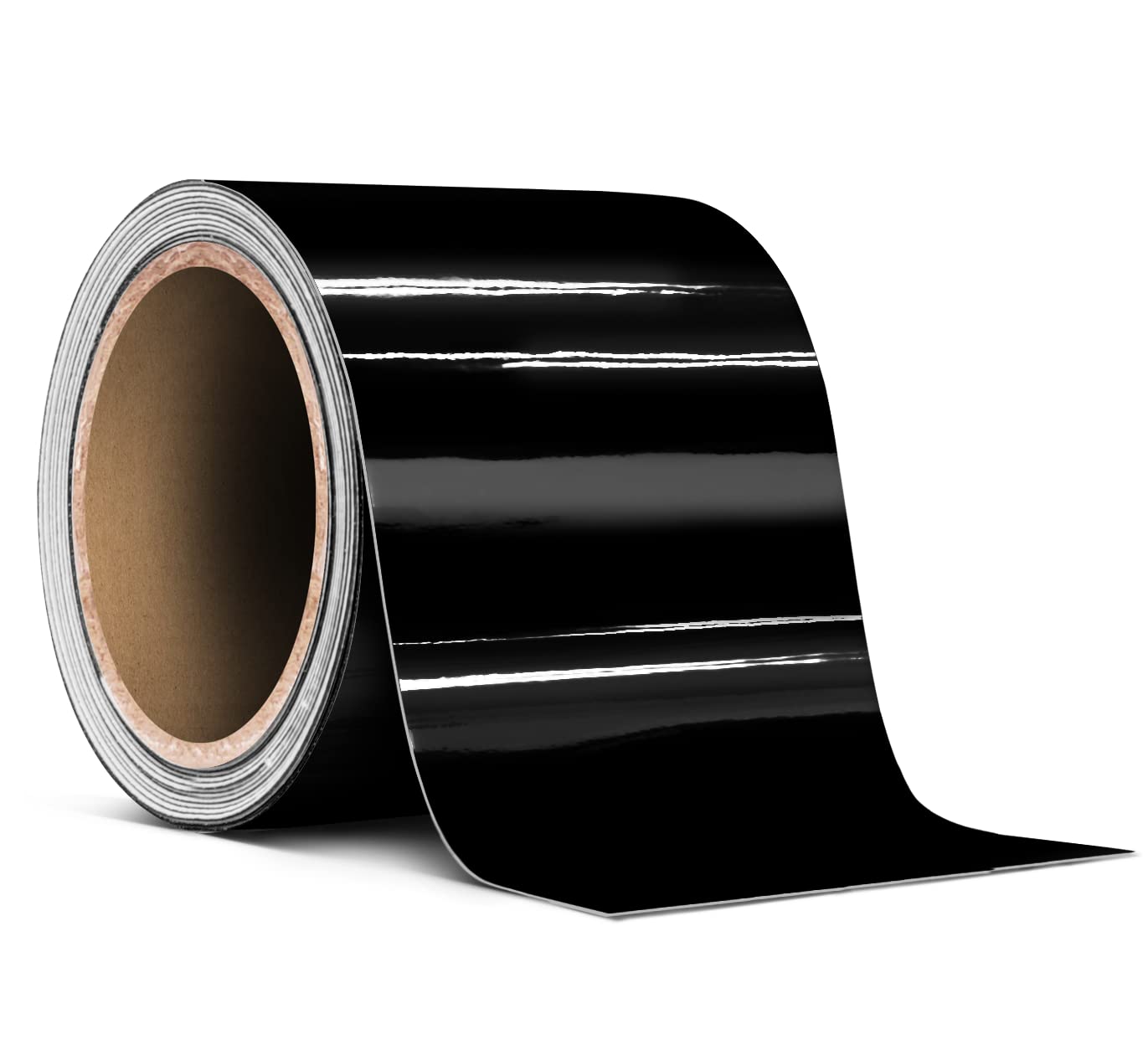 VViViD+ Ultra-Gloss Piano Black Air-Release Adhesive Premium Vinyl Pinstripe Tape Roll