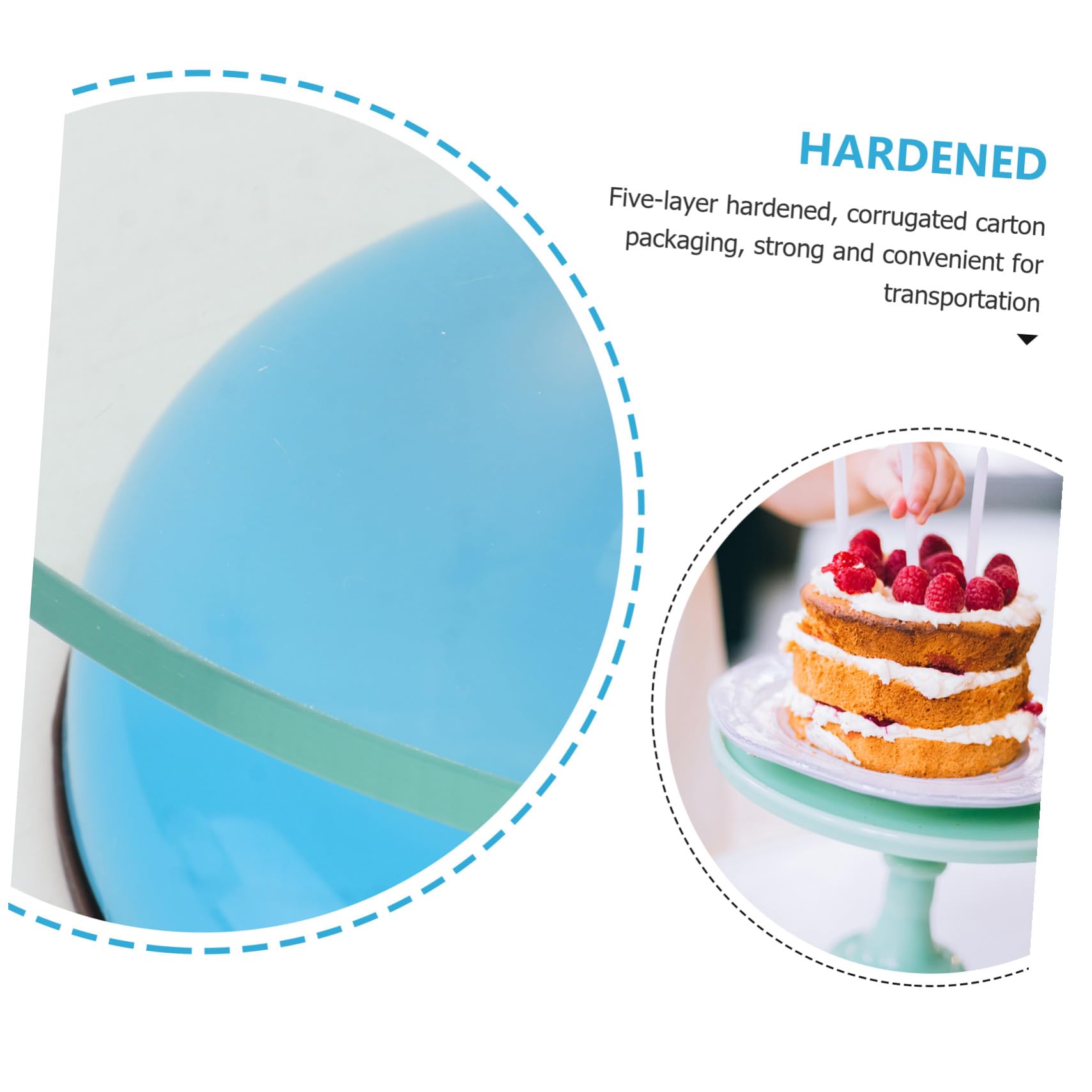 MAGICLULU Plateau Tournant pour Gâteaux Table de Présentation pour Gâteaux avec Base Antidérapante