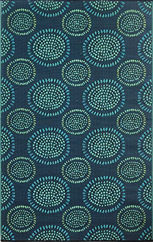 Tapete Abstracto Reversible Mad Mats 4' x 6'