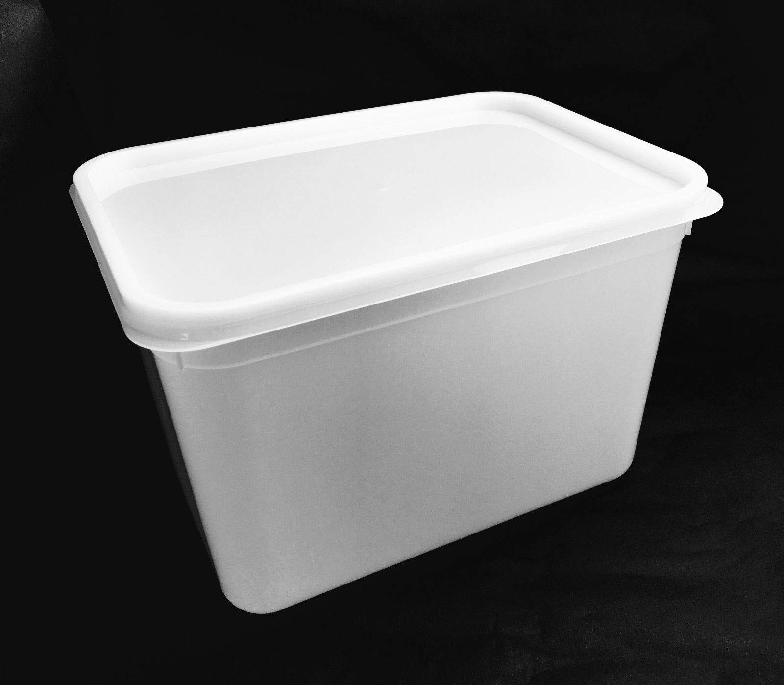 ACME Food Safe Plastic 4 Litre Ice Cream Container Tub with lids