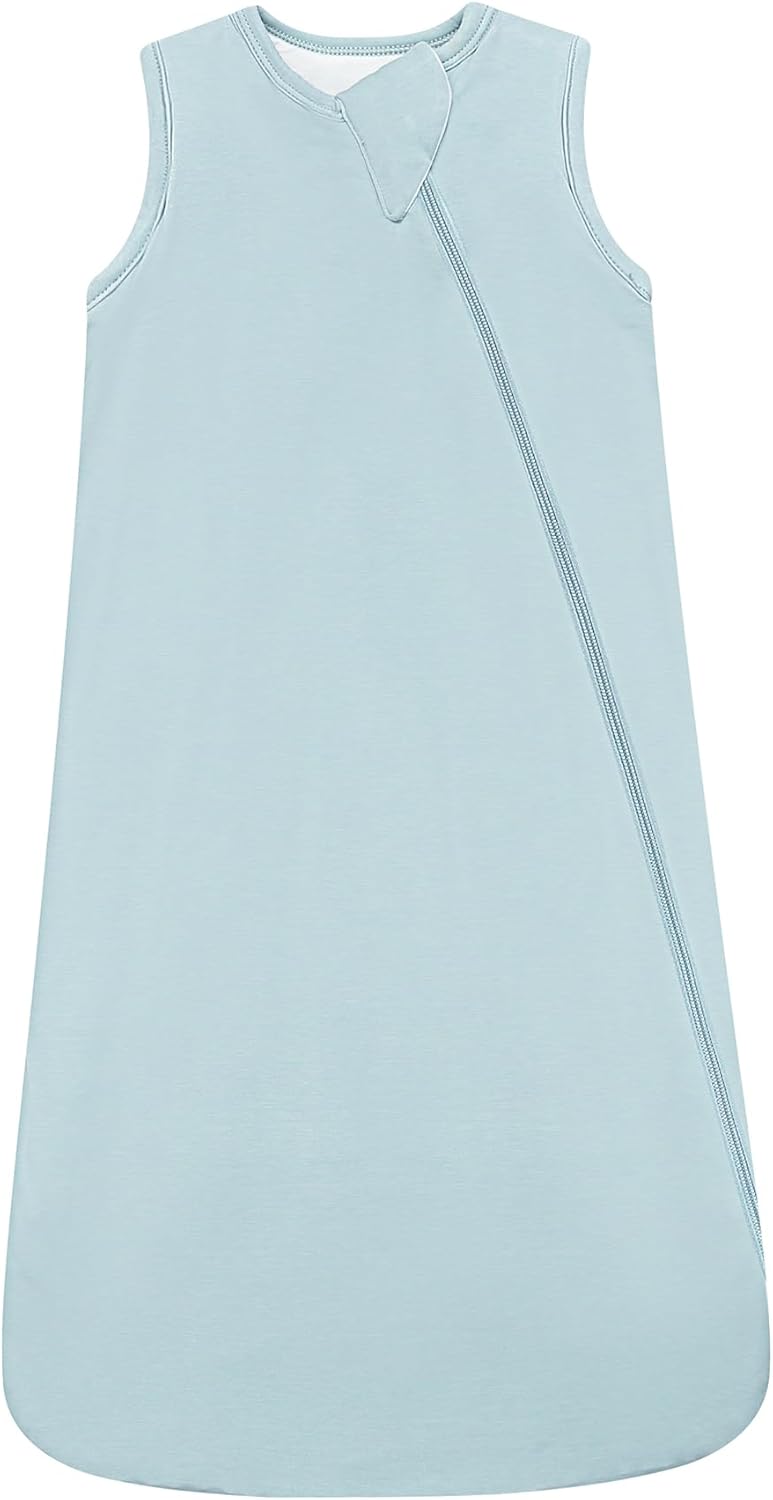 HAPIU Rayon Made from Bamboo Winter Baby Sleep Sack 2.5 TOG, 2-Way Premium Zipper, Warm Quilted Wearable Blanket