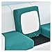 ALICED Funda Cojin Sofa Ajustable Elastica con Chaise Longue Funda de Sofa 1 3 2 Plazas Impresión unda Protectora de Asiento de Sofá Fundas de Cojín Antideslizantes