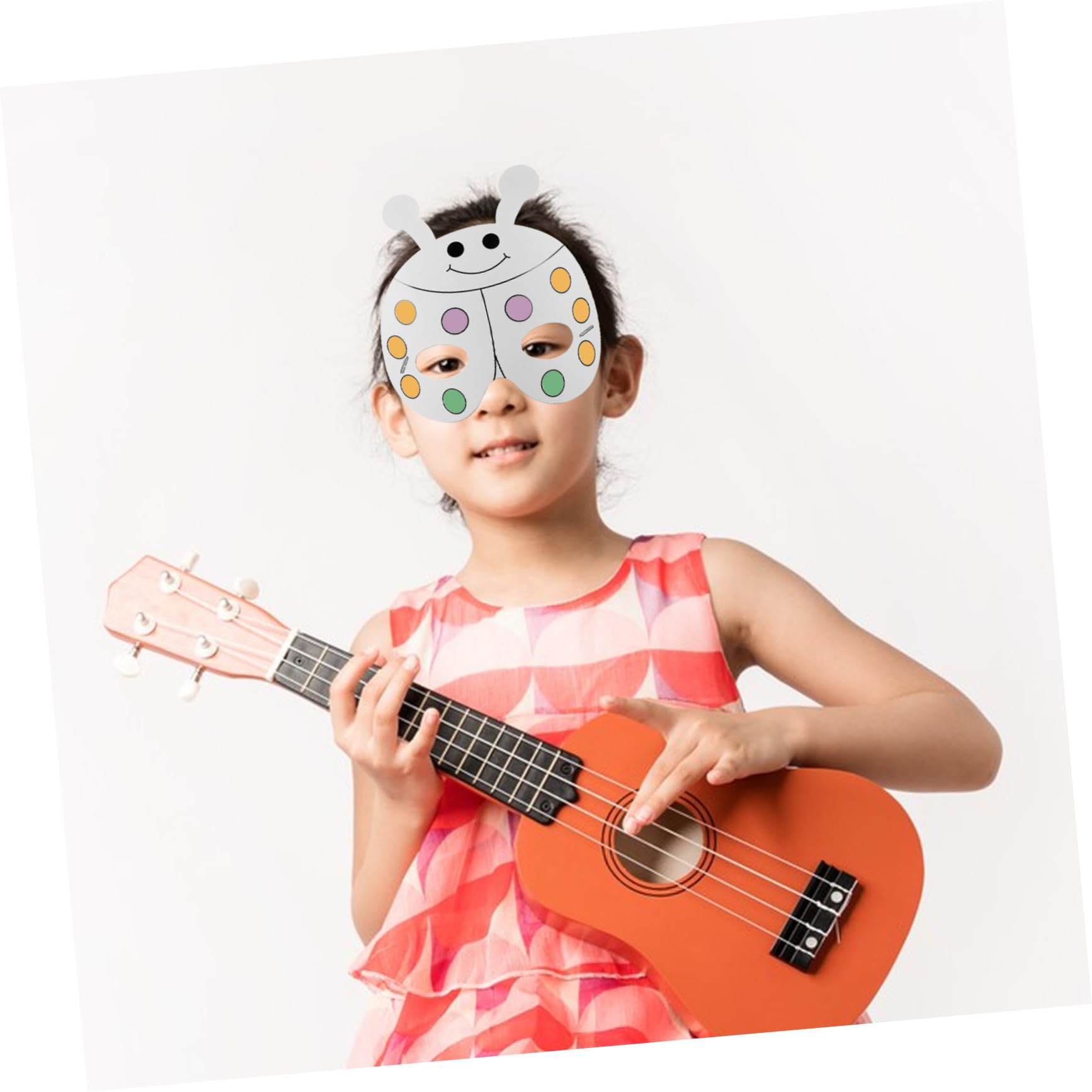 Yardwe Maschera Animale Fai-da-te per Bambini, Set 1, Carta Plastico | Decorazioni Scuola, 24 Pezzi con 12 Pennelli Acquerello, per Crafting e Rappresentazione Scenica Stile Casuale