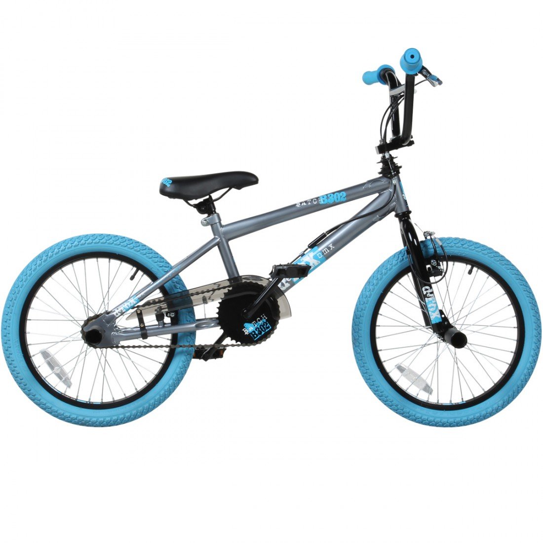 deTOX 18 Zoll BMX für Kinder 115-140 cm Mädchen Jungen ab ca, 5 Jahre Freestyle Fahrrad mit Pegs und 360° Rotor Kinderfahrrad Unisex Rad mit Bremsen