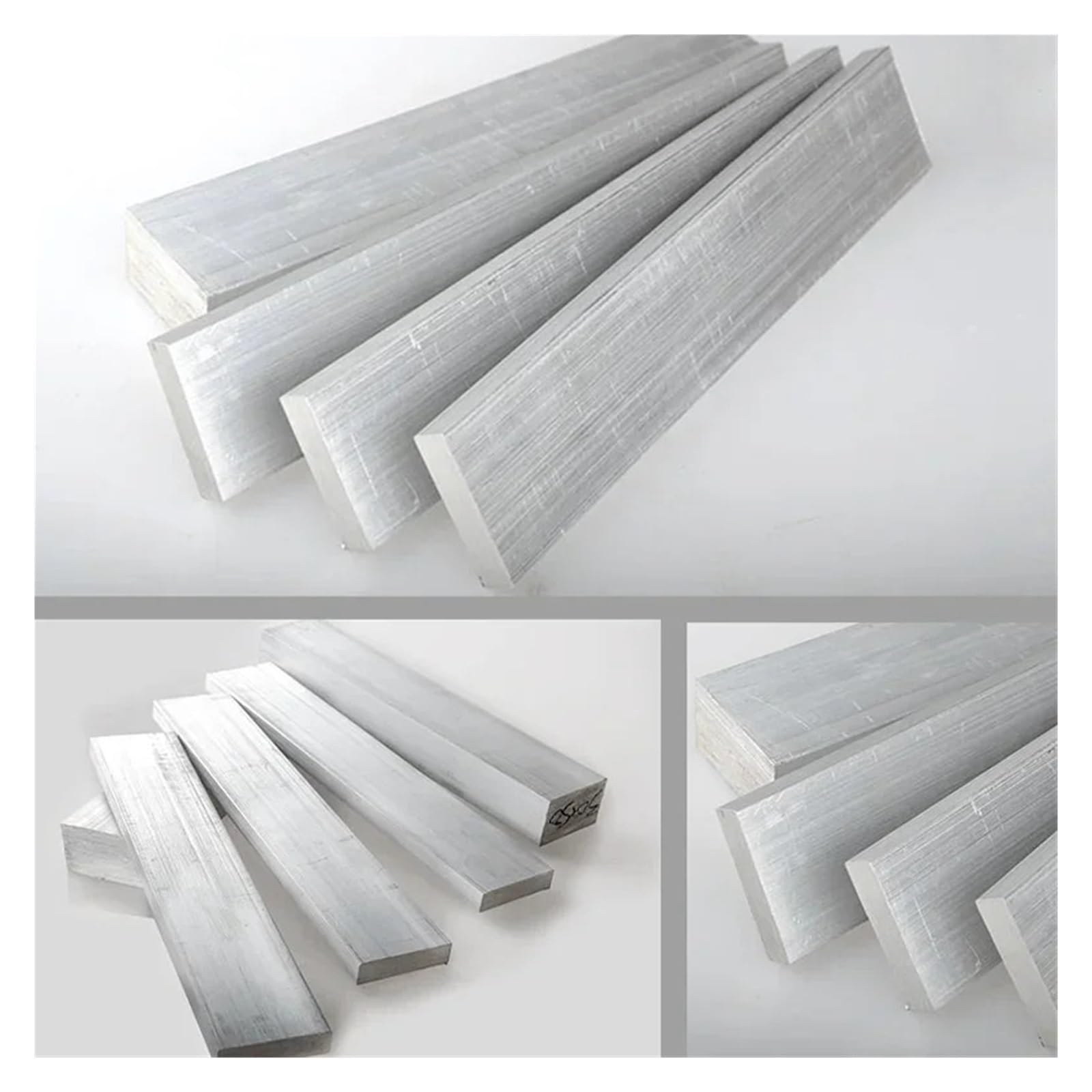 Aluminium-Flachstangen Aluminiumstange Dicke 3mm Breite 10-50 Länge 300 500mm(3 x 12 x 500mm)