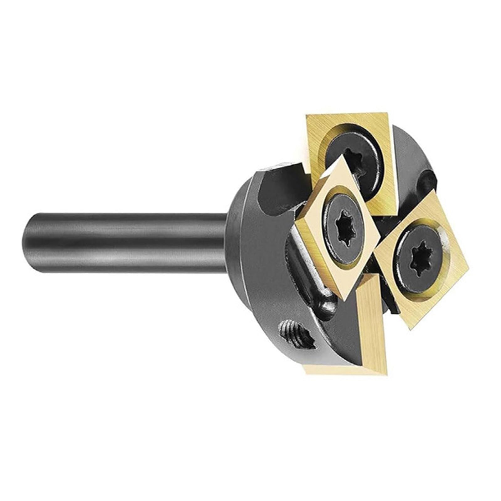 Rgybao 25.4Mm Coated Alloys Slab Flattening Bit Or 1-1/4" Cutting Diameter 4 Flute Spoilboard Surfacing Cutter For Wood Shaping T Styles Spoilboard Router Bit
