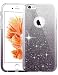 TOZO Case for iPhone 6s SHINY SHADOW Series [Bling Crystal] Ultra Thin Sparkle Premium 3 Layer Hybrid Semi-transparent / Exact Fit / Soft Case for iPhone 6 (2014) / 6s (2015) - 4.7 Gradient Black