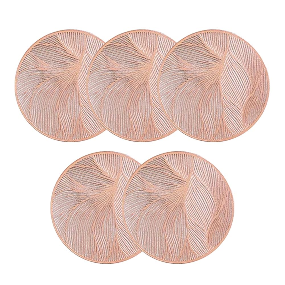 CTRLZS Round Coasters Heat- Coasters Non-Slip Protective Mat for Dining Table Kitchen Coffee Tea Hot Drink Coaster C