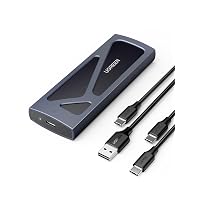 UGREEN Case SSD M.2 NVMe PCIe USB C 3.2 Gen 2 10Gbps UASP, Enclosure per Disco Rigido