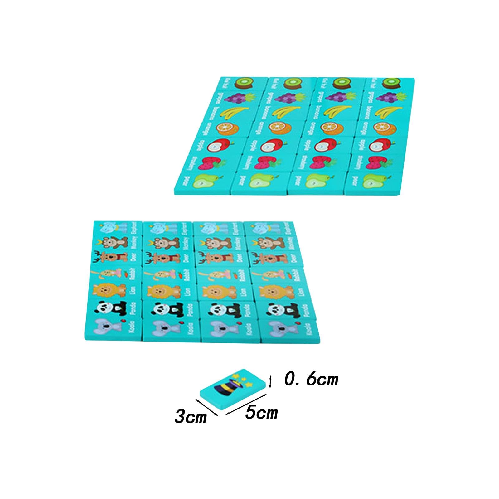 Oshhni 36 Pezzi in Legno abilità motorie Fini Giocattolo educativo abilità Cognitive Puzzle in Legno per Bambini Ragazzi e Ragazze in età prescolare