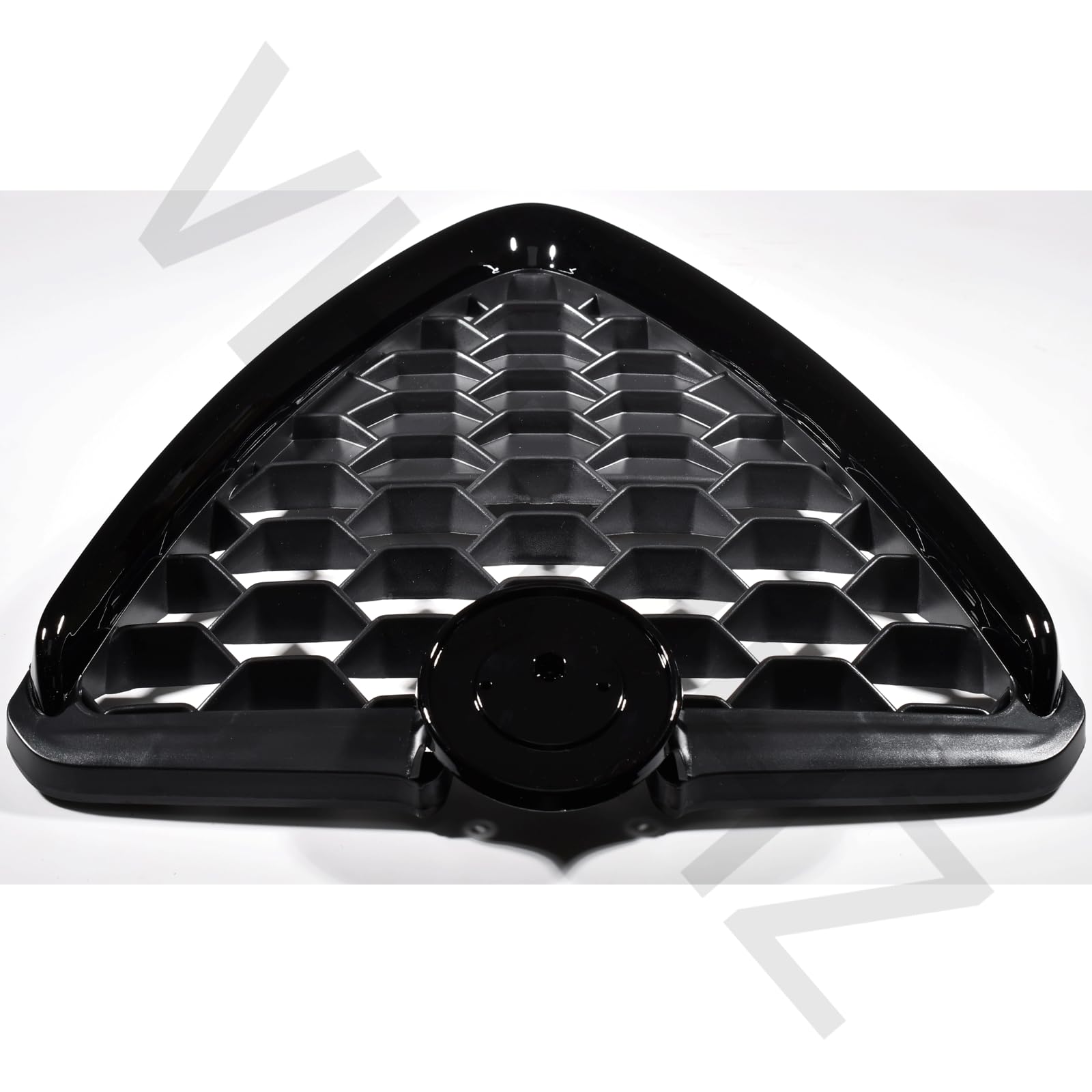Griglia del radiatore 156112051 Compatibile con Alfa Giulietta dal 2016 Griglia centrale Compatibile con Alfa Romeo Nido D'ape Nero Brunito Sportivo (Nero)