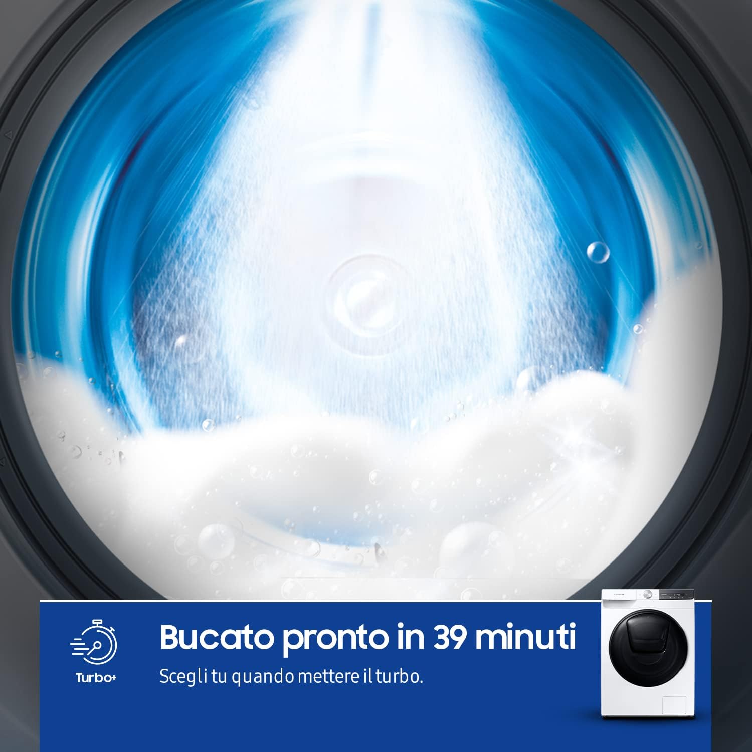 Samsung Lavatrice Ai Control UltraWash WW80T754DBT/S3, Libera Installazione, 8 kg, 1400 RPM, Classe A, WiFi, Vapore, Carica Frontale, 60l x 85h x 60p cm Samsung Lavatrice Ai Control UltraWash WW80T754DBT/S3, Libera Installazione, 8 kg, 1400 RPM, Classe A, WiFi, Vapore, Carica Frontale, 60l x 85h x 60p cm
