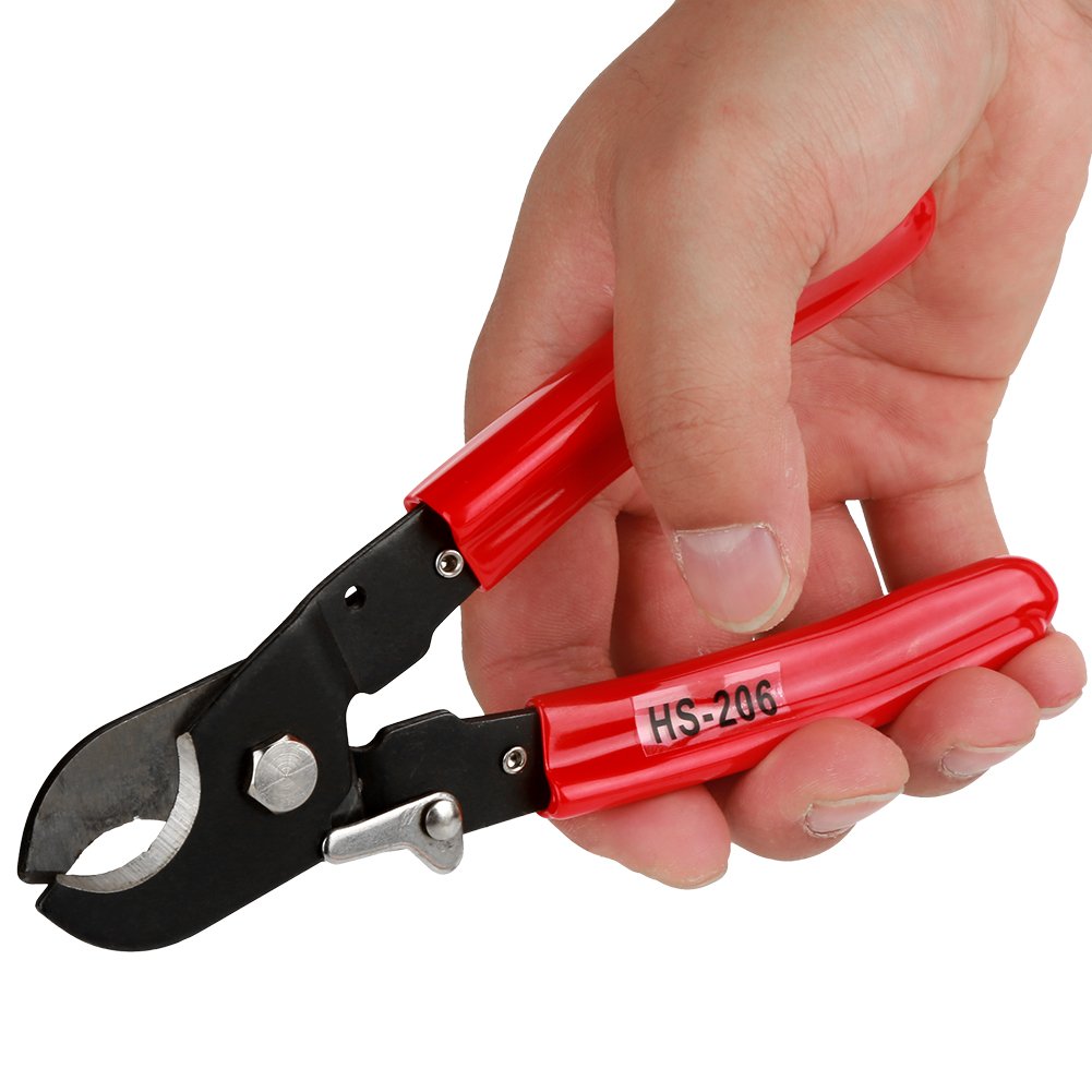 Tronchese 165 mm, Utensile per il taglio del filo del tronchese per cavi in rame in alluminio tagliato fino a 35mm² HS-206