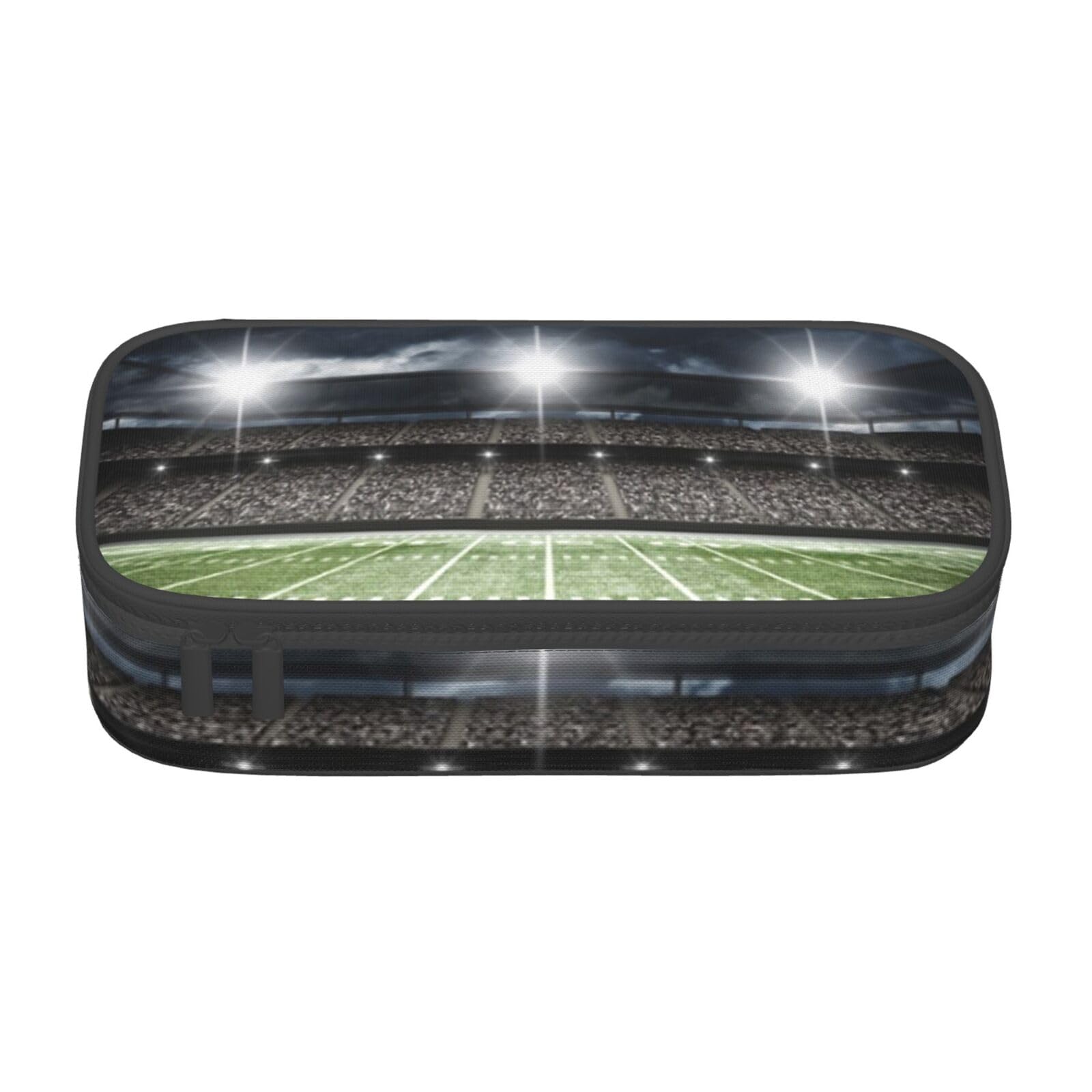 AABSTBFM Stadium Football Satdium Field Light Night Printed Pencil Case Cute High Capacity Pen Pencil Pouch Bag with Zipper - Versatile and Durable for School, Office, and Travel