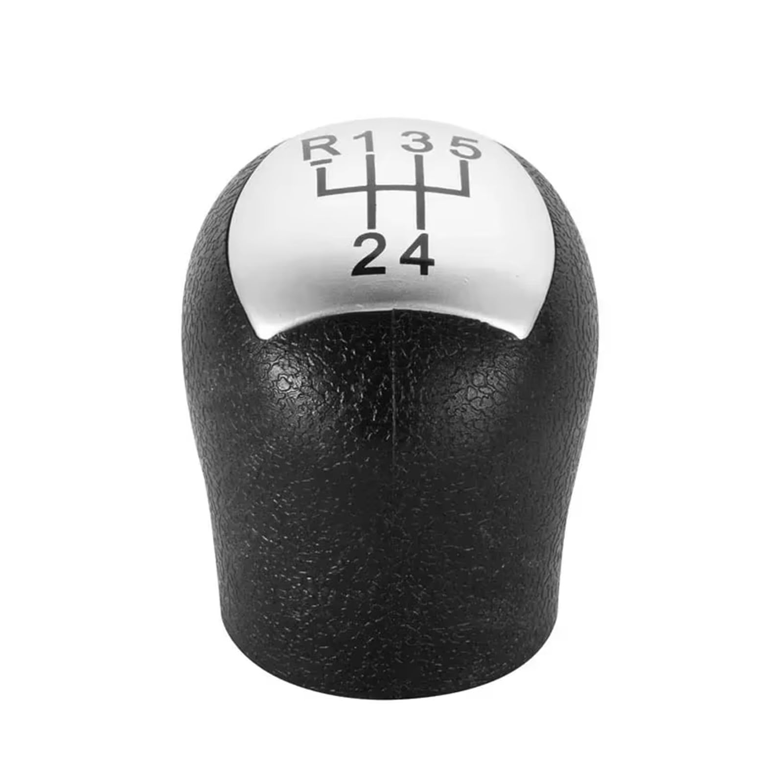 Ouvecr Silver Car Shift Gear Knob Handle For Twingo For Scenic For Megane For Laguna For Kangoo For Clio Ii 2 Mk2 172 18 For Logan Gear Shift Knob Lever Shifter Stick Pen Head Gear Shift Cover(Silver)