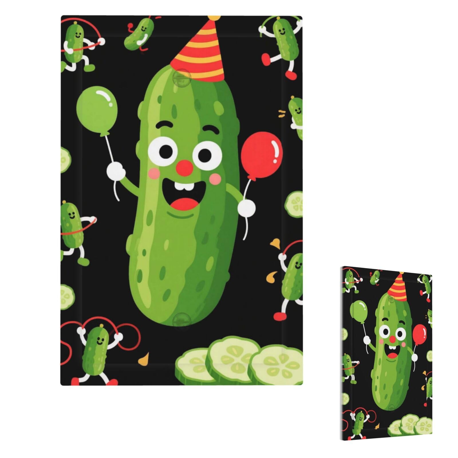 Funny Pickle Wall Plate Cover Modern Decorative 1 Gang Light Switch Cover Unbreakable Receptacle Outlet Covers For Living Room Bedroom Home Decor Single Blank