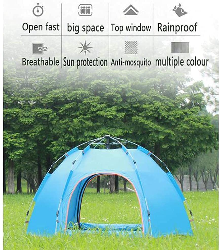 Carpa domo ligera pop up para 3-4 personas verde miniatura 3