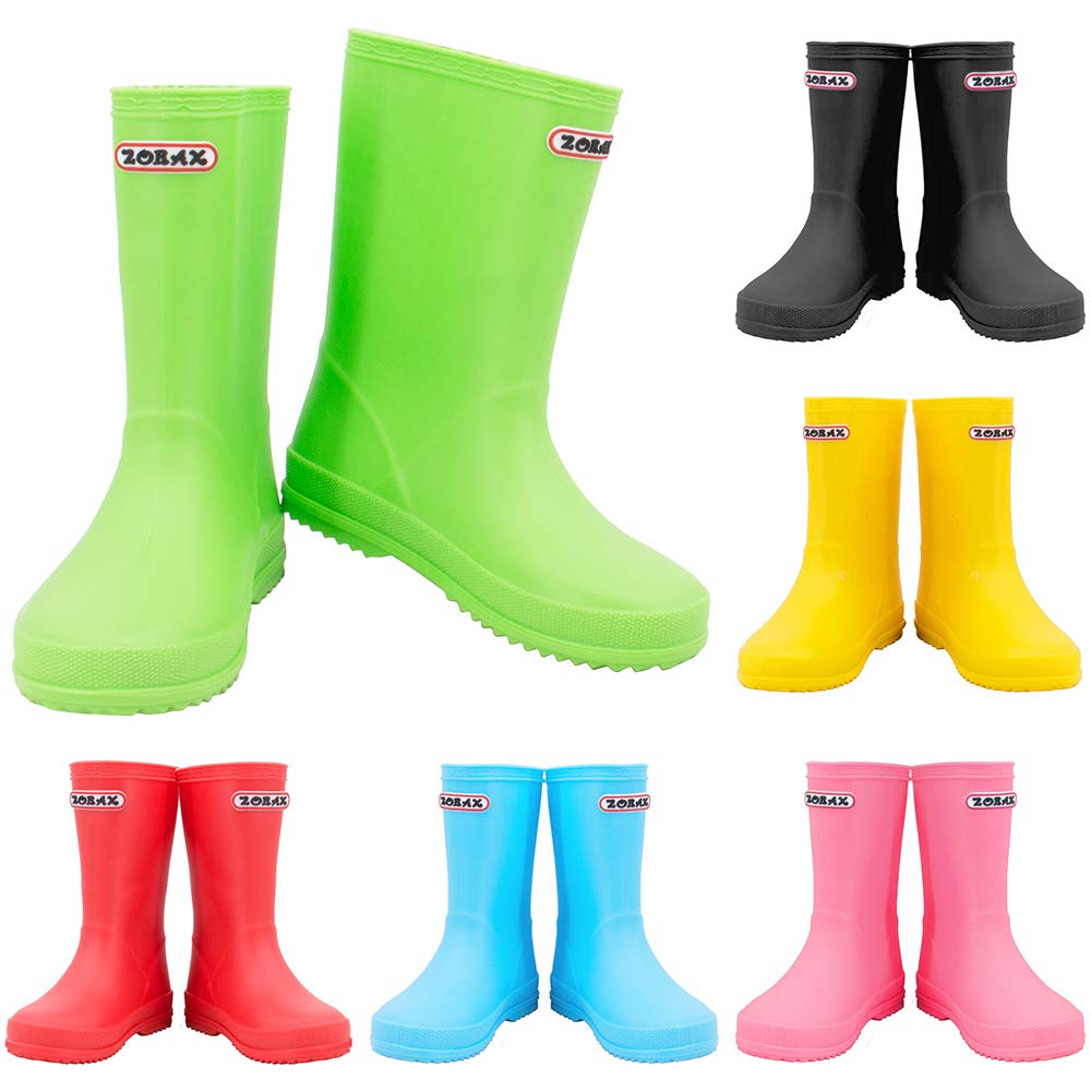 Zorax Girls Boys Waterproof Non-Slip Kids Motorbike Rain Boots Child Shoes Wellies Unisex Children Wellington Boots — view 11