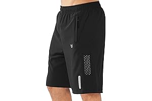 Men's 9-Inch Inseam Athletic Running Shorts for Peak Performance