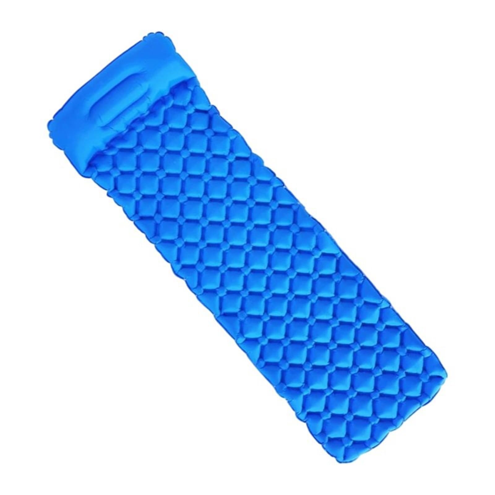 Materac dmuchany Outdoor Camping karimata składana mata do spania plażowy nadmuchiwany materac z poduszkami mata powietrzna podróż turystyka Mata kempingowa do spania(SKY BLUE)