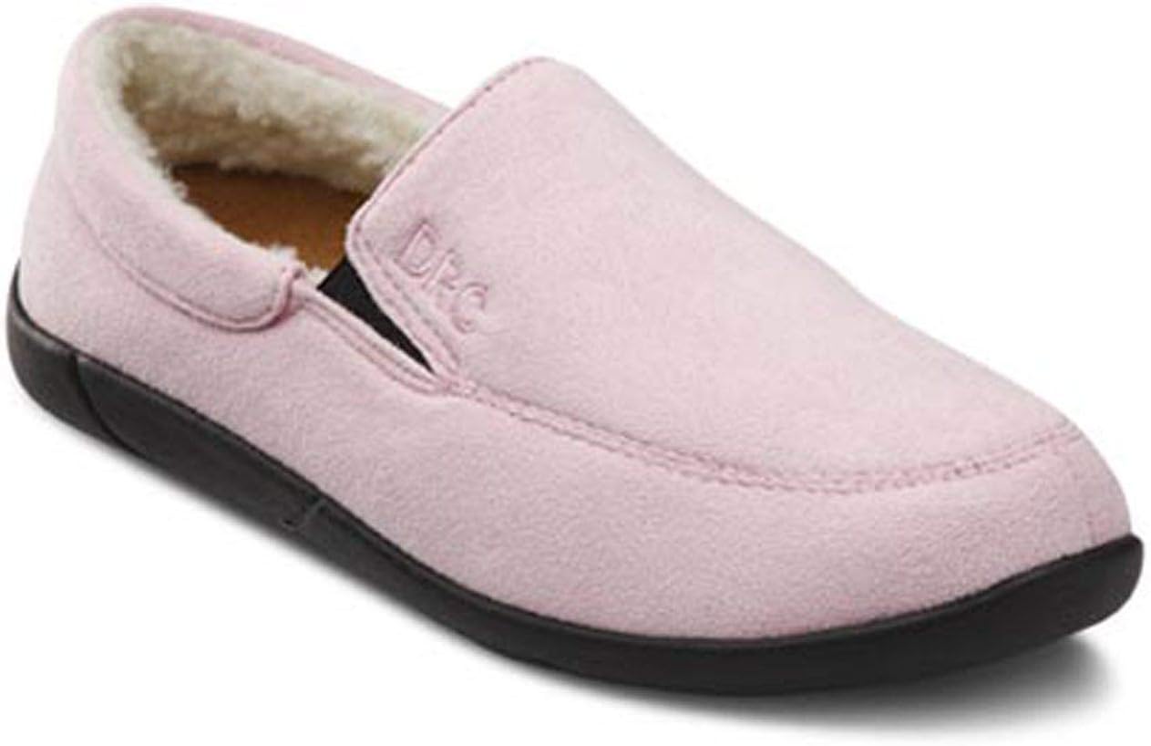 Dr. Comfort Women's Cuddle Slippers, Warm & Comfy Indoor Therapeutic Slides with Non-slip Outsole