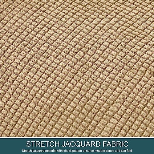 Funda de sillón orejero con terciopelo de maíz para un hogar acogedor 7
