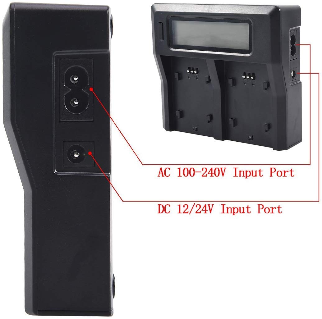DSTE 2-Pack DMW-BLB13 DMW-BLB13E Batería + LCD Cargador Compatible para Panasonic Lumix DMC-G1 DMC-G2 DMC-G10 DMC-GF1 DMC-GH1