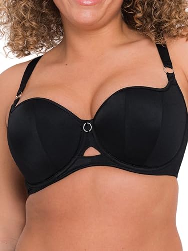 Curvy Kate Women's Padded Balcony Bra - 34FF - Black