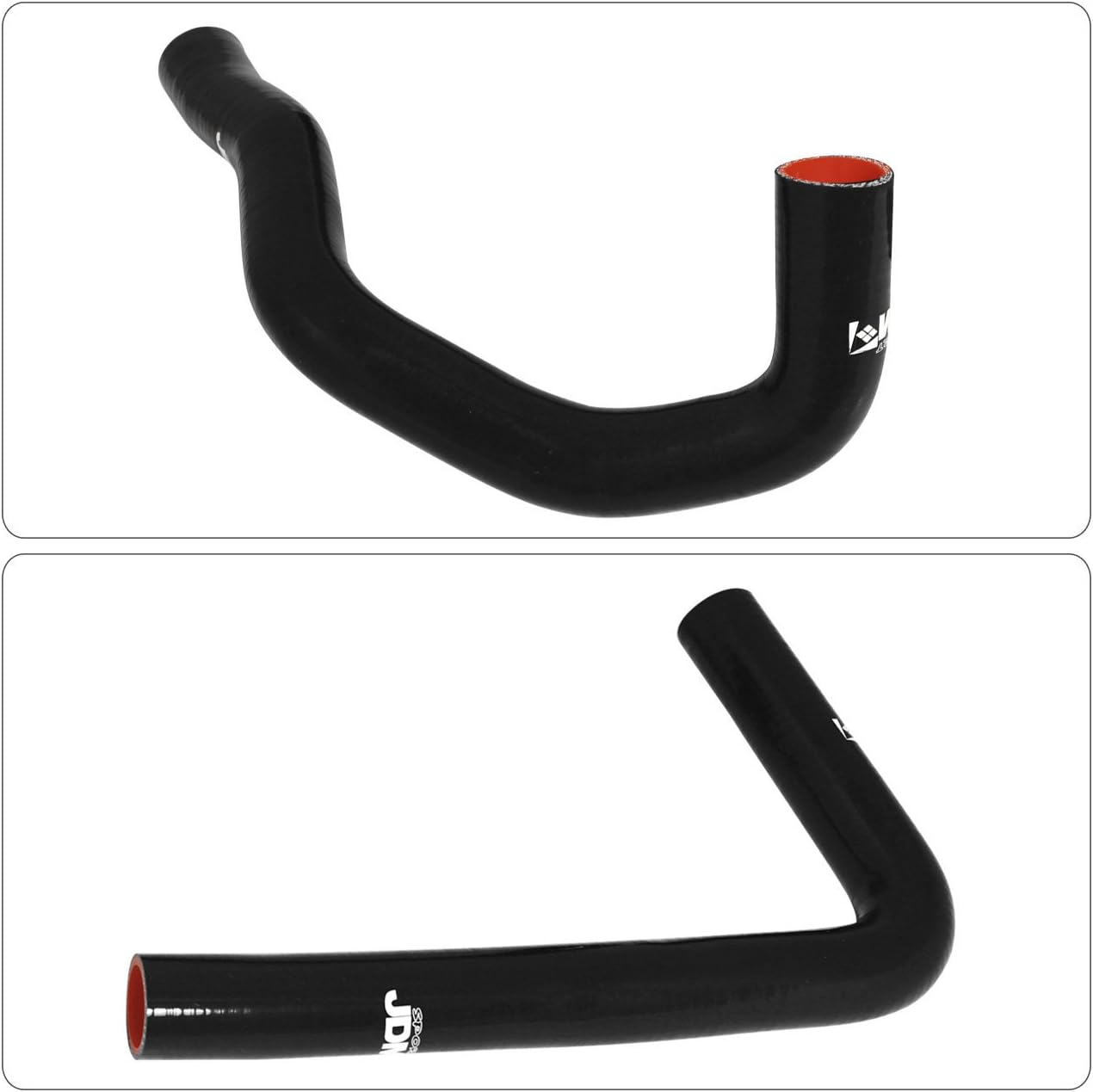 AJP Distributors Upgrade JDM High Temperature 3-Ply Nylon Silicone Radiator Coolant Hose Pipe Kit Black Compatible/Replacement For Supra MK4 MKIV JZA80 NON VVTI 2JZ-GTE 2JZGTE Turbo 93 94 95 96 97 98
