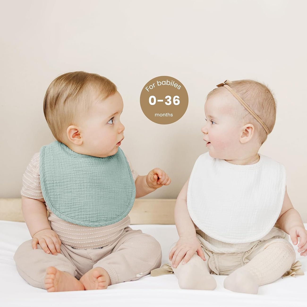 SLOSH Baberos Bebe Recien Nacido Algodón Bebé Niña Niño