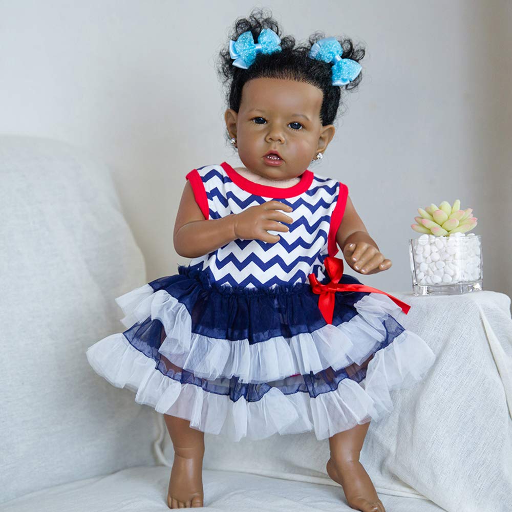 Amazon.co.jp: ブラックスキンリアムリボーンベイビードール50CMリアル