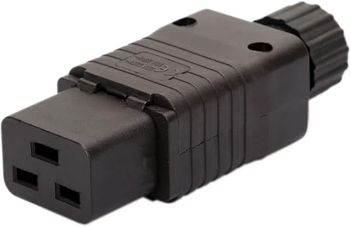Miniatura 2 de Strhowill Paquete de 2 adaptadores de corriente IEC 320 C19, conector C19 enchufe hembra IEC C19, IEC 320 C19 hembra DIY adaptador de conector de