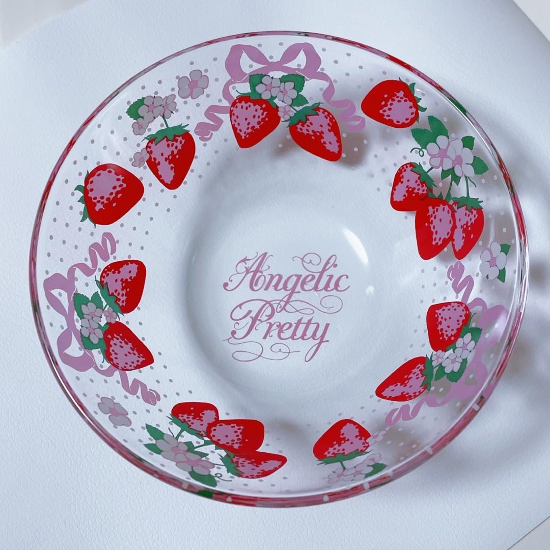 Amazon | Angelic Pretty ノベルティ ガラス 皿 | ノーブランド品  