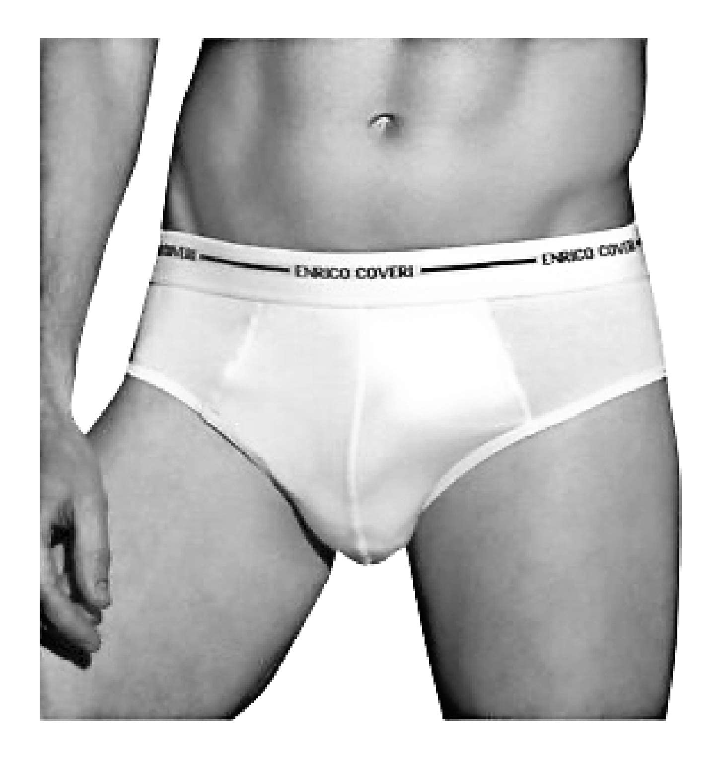 Enrico Coveri Slip Uomo Offerta 6-12 Pezzi, Slip Uomo in Cotone BIELASTICO Elastico EST. Mutande Uomo Bianche e Colorate 1000