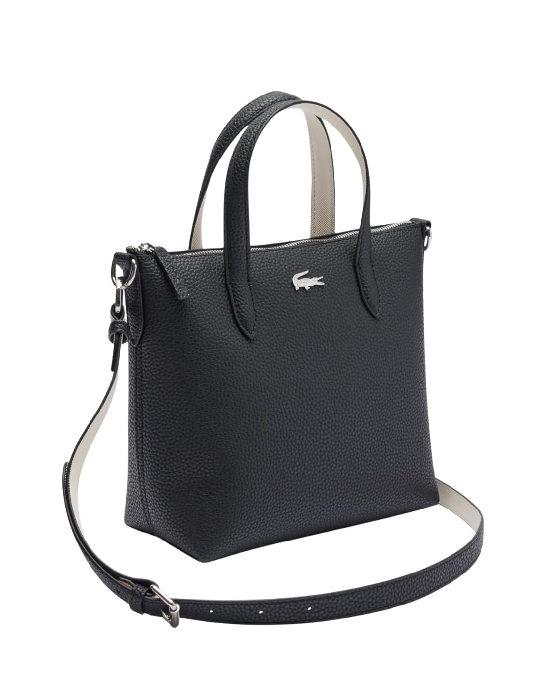 Lacoste Sac à provisions pour femme, noir farine