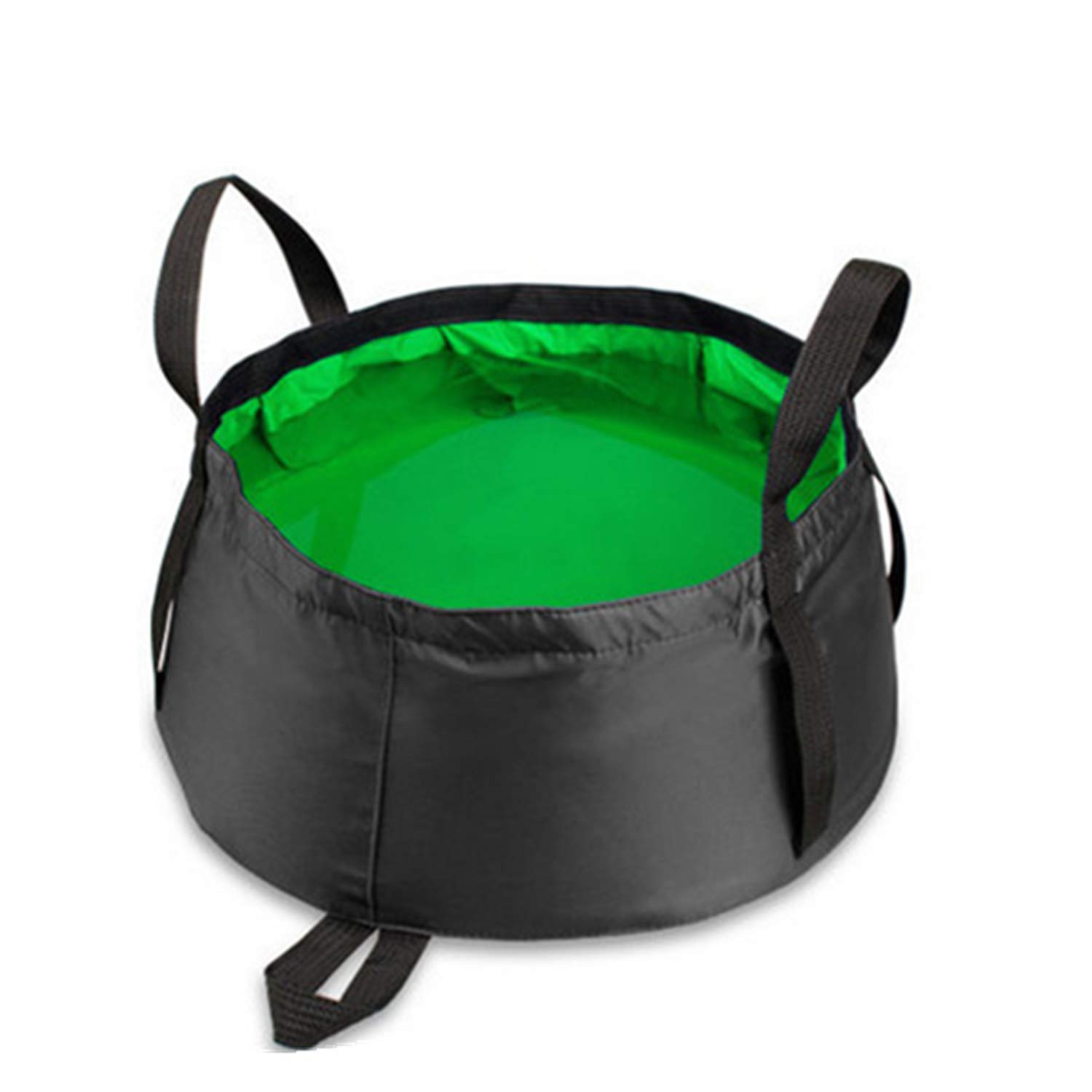 BJ-SHOP Bassin Pliant,Pliable Seau Bassin de Lavage Portatif Léger et Etanche à l'eau avec le Sac de Transport pour le Camping d