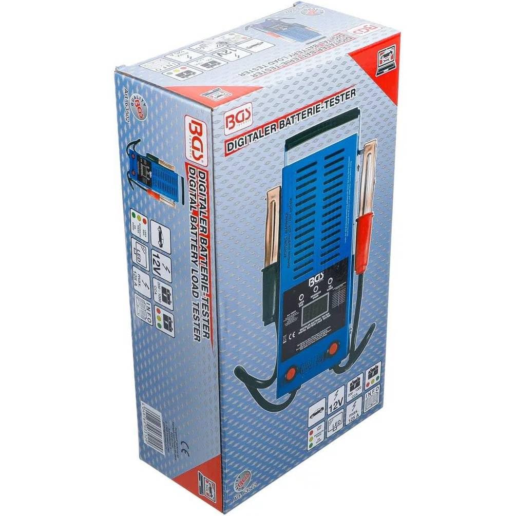 D-Work Digitaler Batterietester – 18,5 x 9,6 x 31,9 cm – präzise und einfach zu bedienen, Pro, 12 V