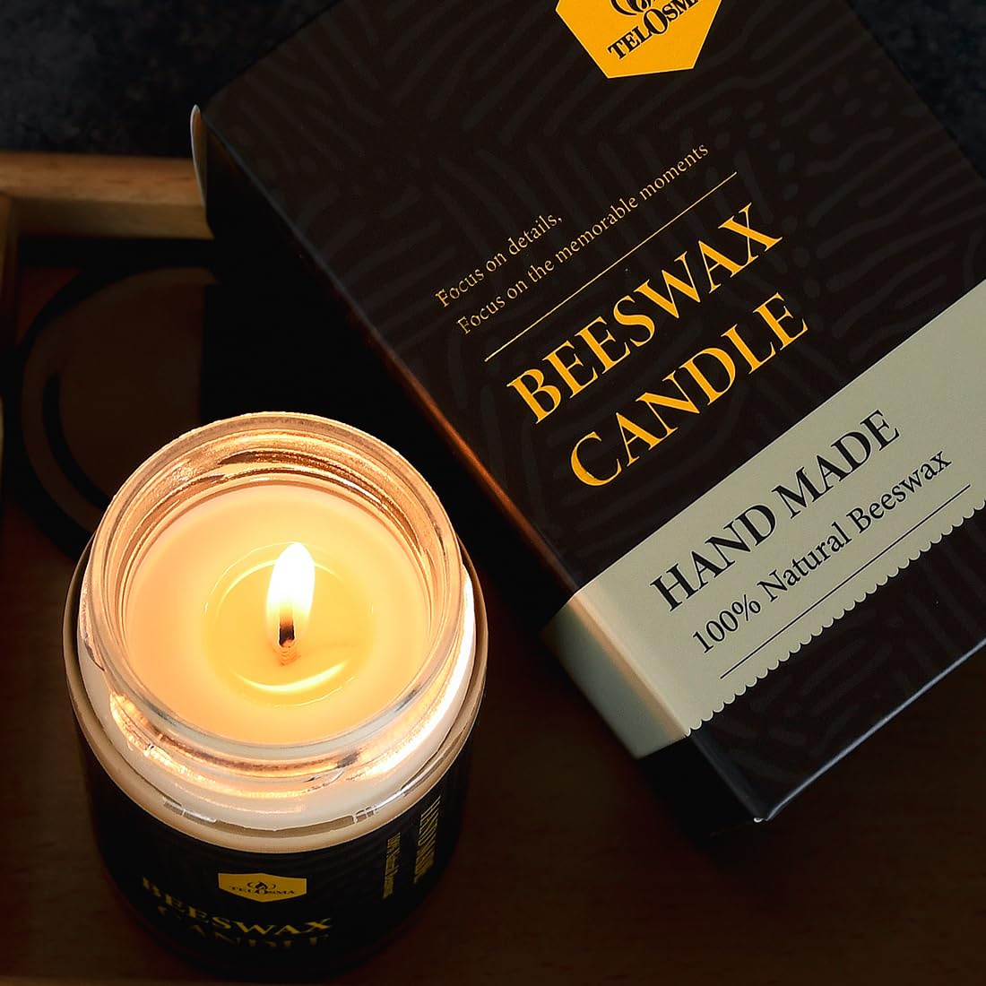 4 velas de cera de abeja, velas de emergencia, velas de cera de abeja natural, sin perfume, 1 día, orgánicas, sin humo, color blanco roto
