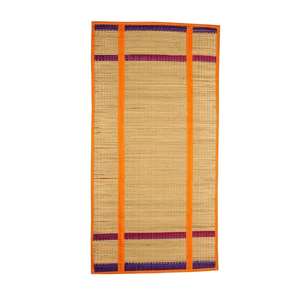 Trustful Mart Traditional Korai Grass Mat - Foldable Floor Mat 6 x 3 feet Multicolour Striped Pattern (B0D7SK5SN9) Amazon Price History, Amazon Price Tracker