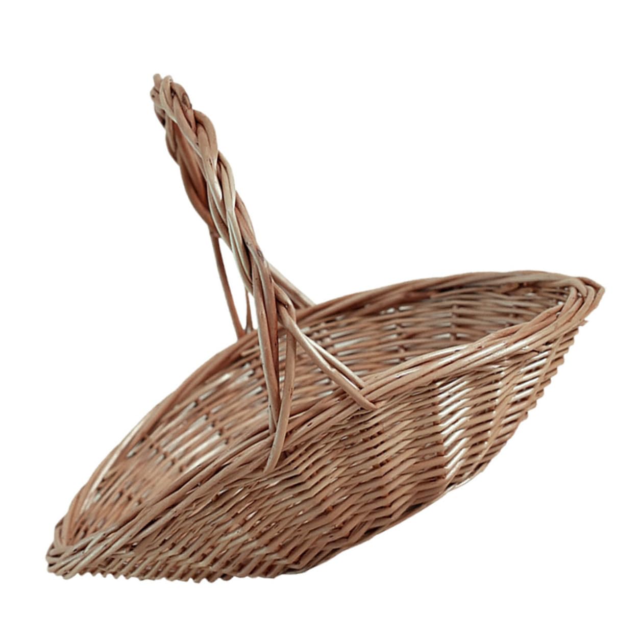 Panier de pique-nique en rotin grand volume pour légumes du jardin