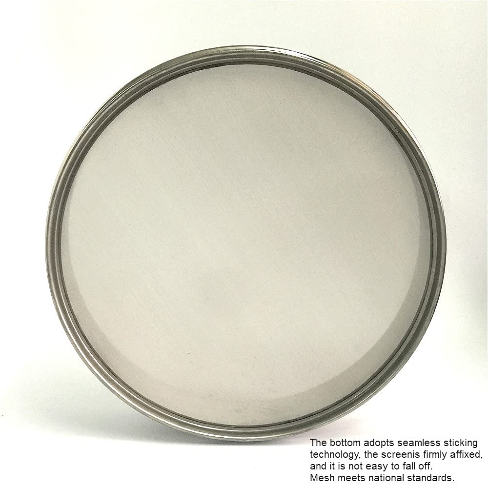 Testez Tamis Temps Tous Les 304 SUS Laboratoire Standard Standard Sampling Inspection Pharmacopée Sieve R30cm Aperture 0.0385mm 400 Maille