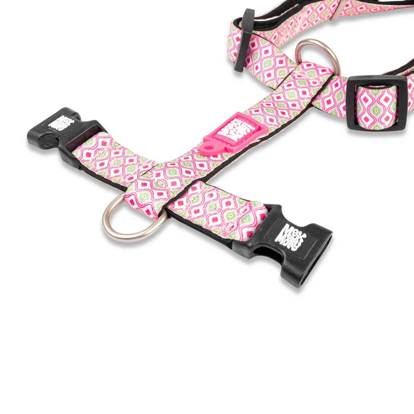 MAX & Molly Arnés H - Retro Rosa, S