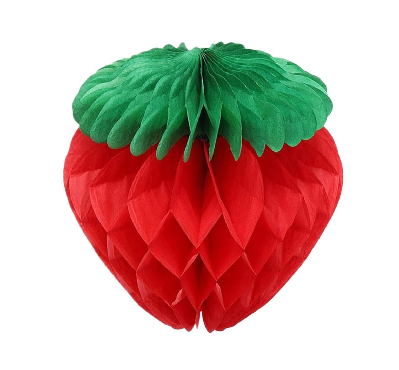 Papierowe Lampiony 10 Szt. Papierowych Lampionów W Kształcie Plastra Miodu Truskawki Na Imprezę Dekoracje Imprezę(Rot,20cm)